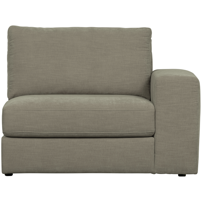vtwonen Family 1-Zits Bank Element Arm Rechts - Grijs - 85x115x98