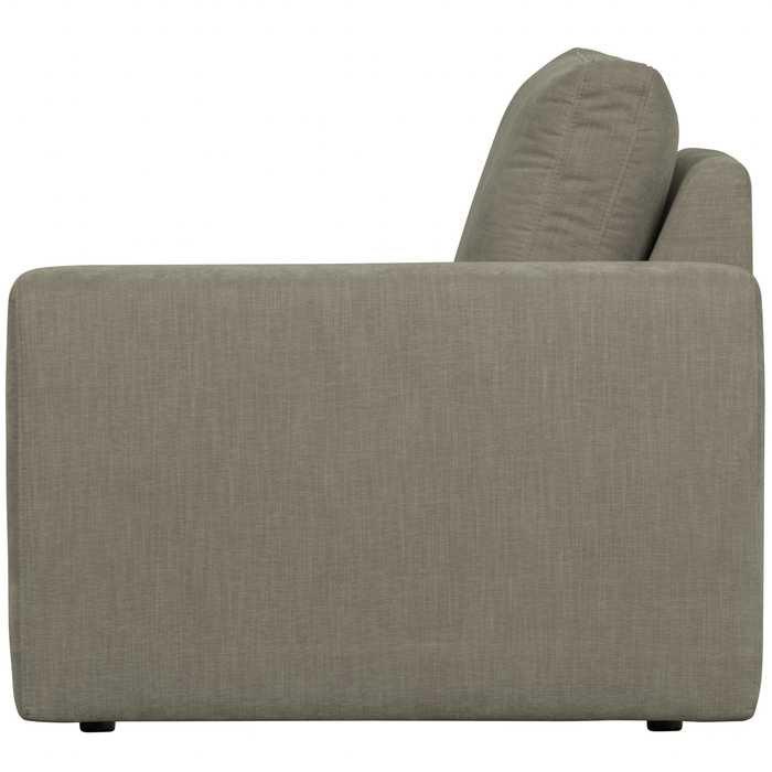 vtwonen Family 1-Zits Bank Element Arm Rechts - Grijs - 85x115x98
