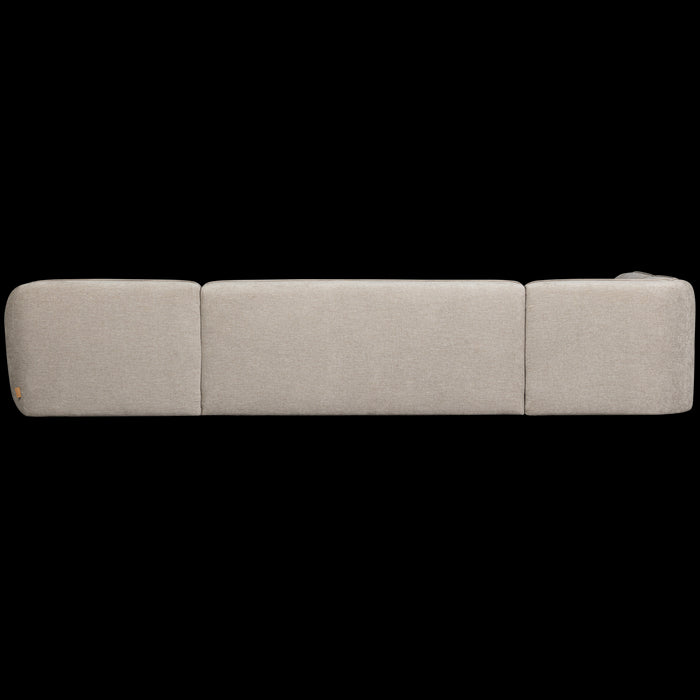 WOOOD Polly Bank Links- Polyester - Zand - 71x353x150|245