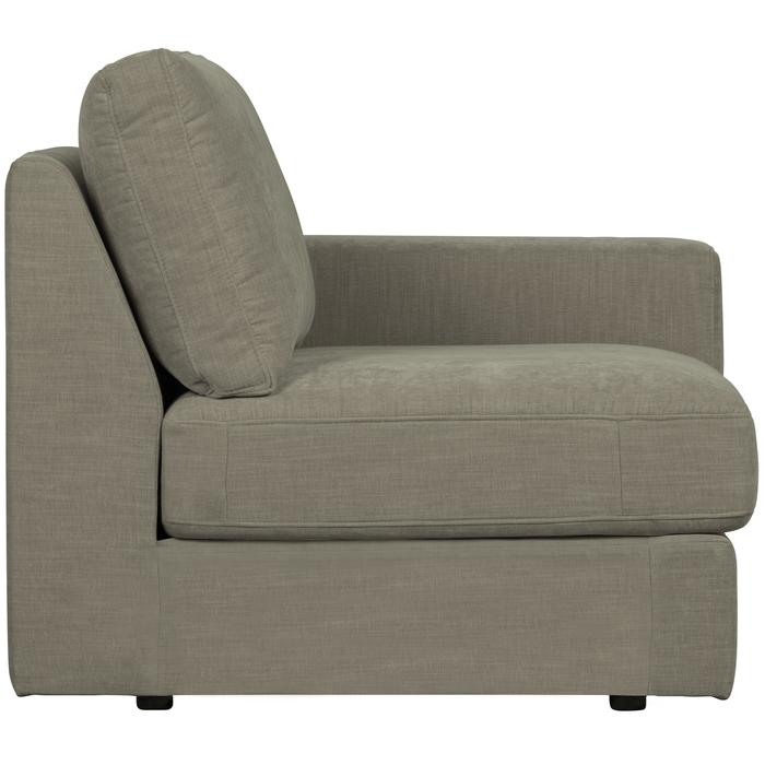 vtwonen Family 1-Zits Bank Element Arm Rechts - Grijs - 85x115x98