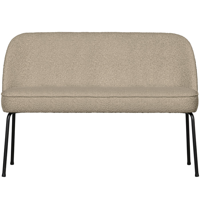 WOOOD Eetbank Vogue - Bouclé - Beige - 83x120x59