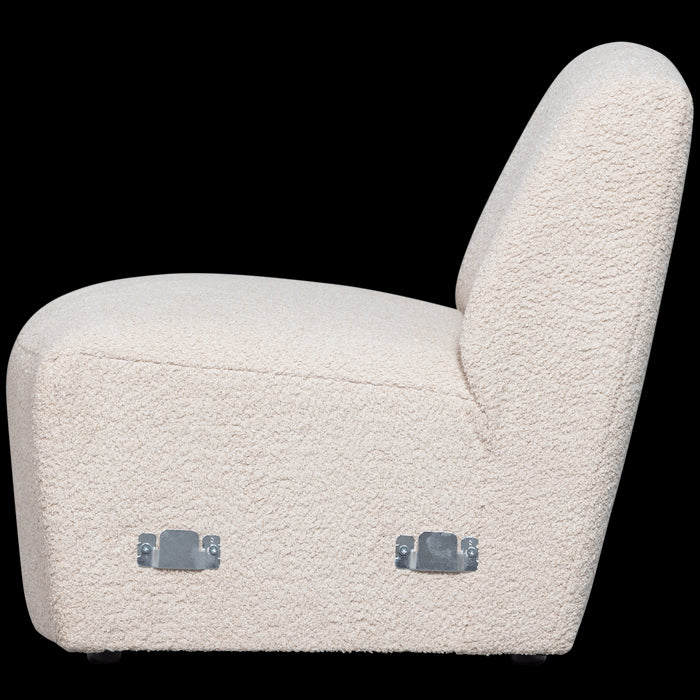 WOOOD Coco 1-Zits Element - Polyester - Creme - 70x73x72