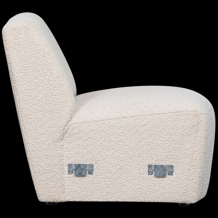 WOOOD Coco 1-Zits Element - Polyester - Creme - 70x73x72