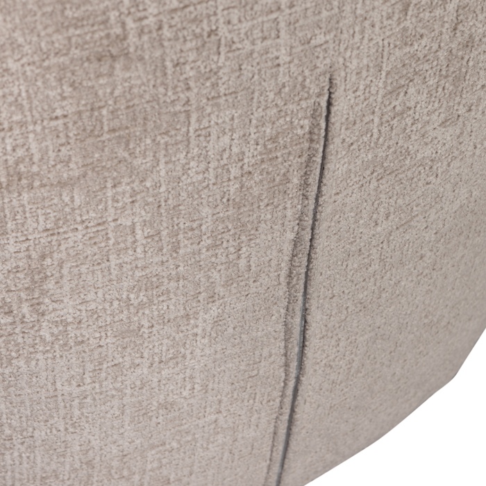 WOOOD Atty Draaifauteuil - Polyester - Zand - 75x74x65