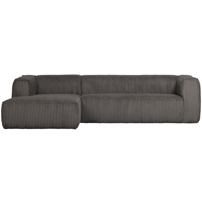 WOOOD Bean Hoekbank Links - Ribstof - Terrazzo