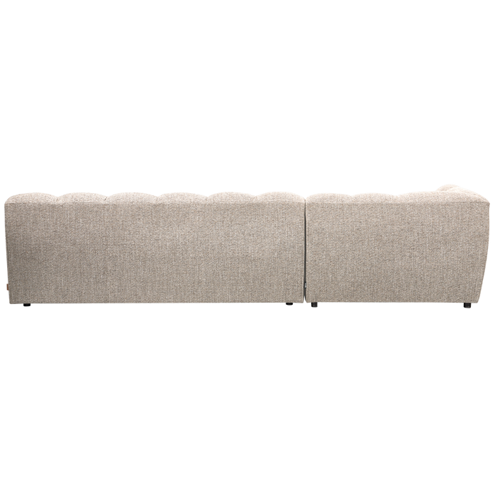 WOOOD Allure Chaise Longue Bank Links - Polyester - Naturel-79x324x165