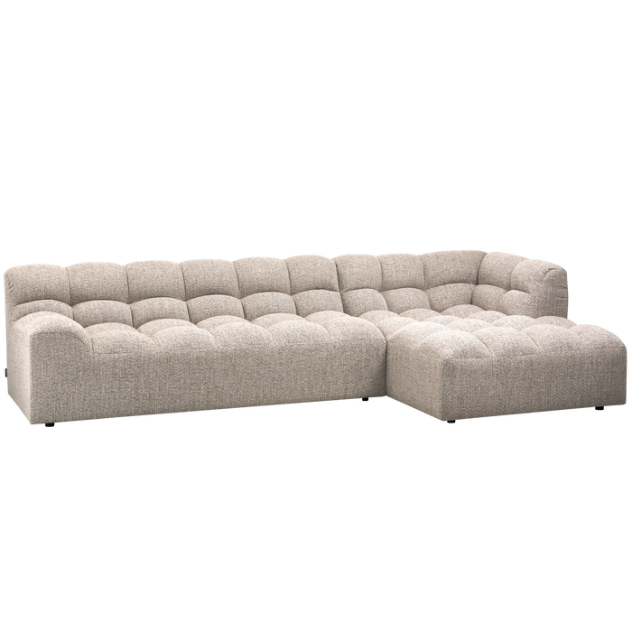 WOOOD Allure Chaise Longue Bank Rechts - Stof - Naturel - 79x324x165