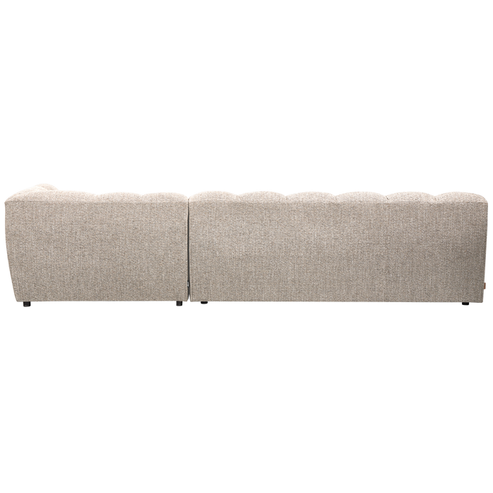 WOOOD Allure Chaise Longue Bank Rechts - Polyester - Naturel