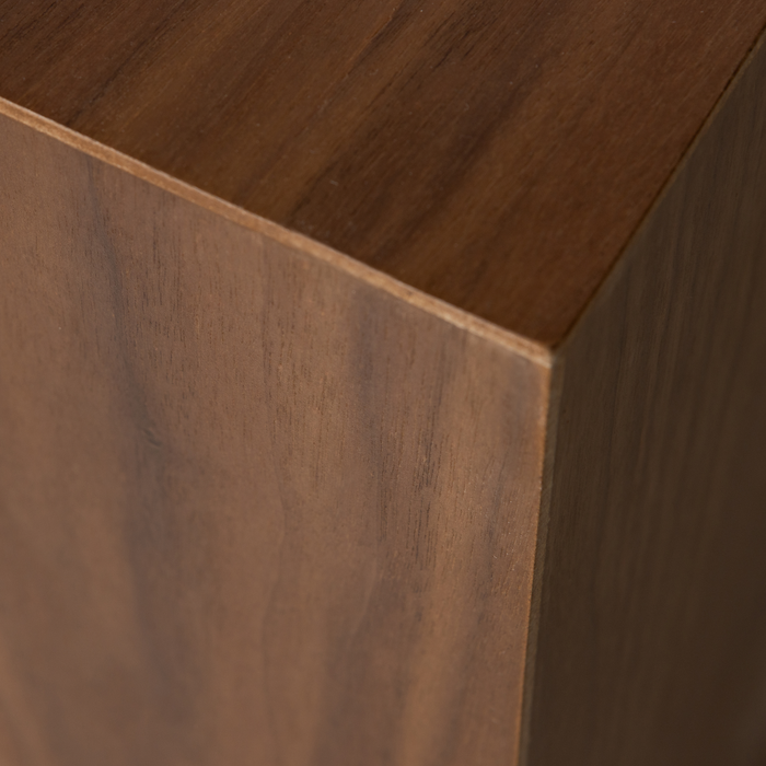 WOOOD Enid Plantenstandaard - Hout - Walnoot - 80x24x24