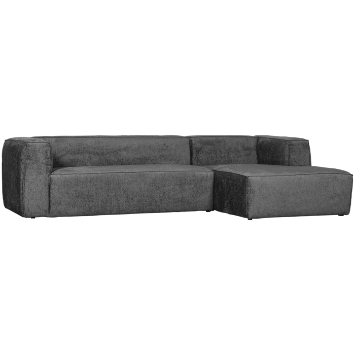 WOOOD Bean Hoekbank met Chaise Longue Rechts - Velvet - Cloud Sky