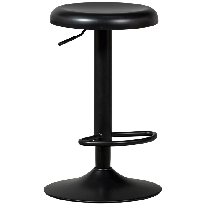 WOOOD Isaac Barkruk - Metaal - Zwart - 81x39x39