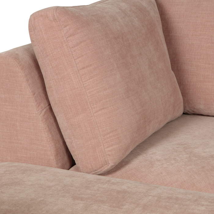 vtwonen Family Hoek Bank Element - Polyester - Roze