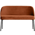 WOOOD Vogue Eetbank - Velvet - Roest - 83x120x59