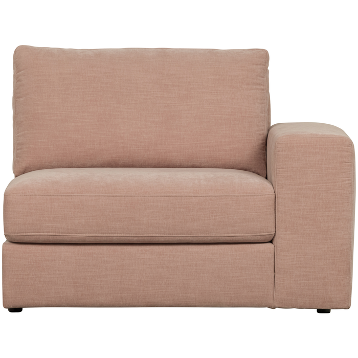vtwonen Family 1-Zits Bank Element  Arm Rechts - Polyester - Roze
