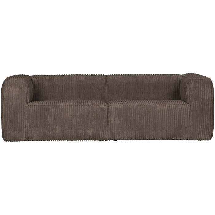WOOOD Bean 3,5-zitsbank - Grove Ribstof - Mud