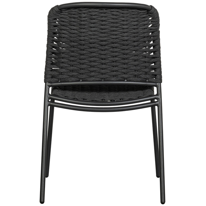 WOOOD Taku Tuinstoel Zonder Armleuning - Textileen - Zand - Set van 2