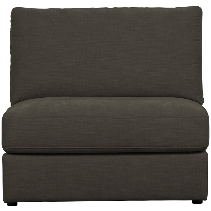 vtwonen Family 1-Zits Bank Element Zonder Arm - Polyester - Antraciet