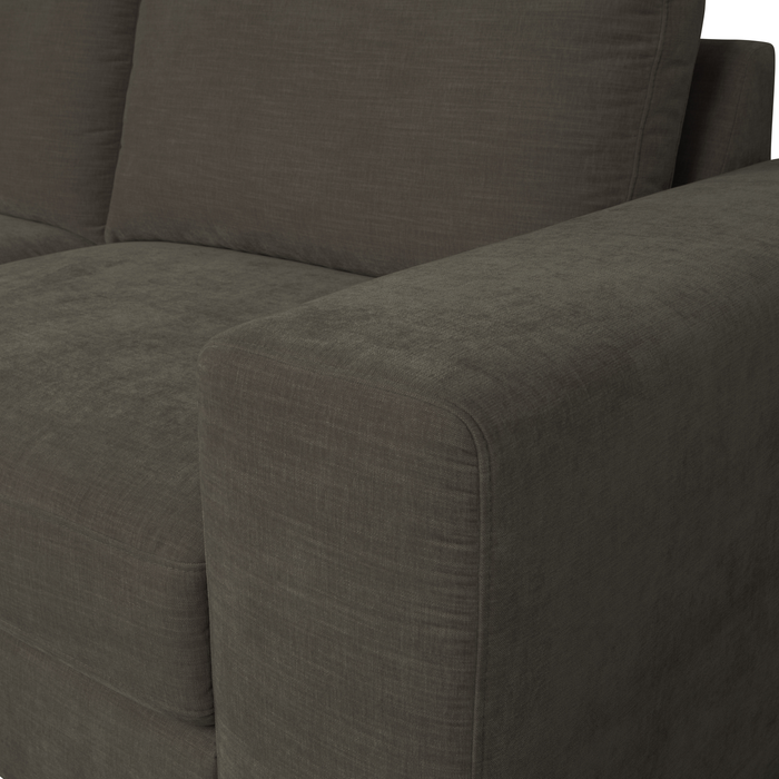 vtwonen Family 1-Zits Bank Element Arm Rechts - Polyester - Antraciet