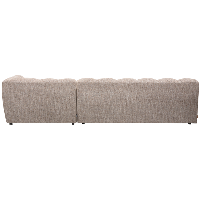 WOOOD Allure Chaise Longue Bank - Polyester - Bruin Melange-79x324x165