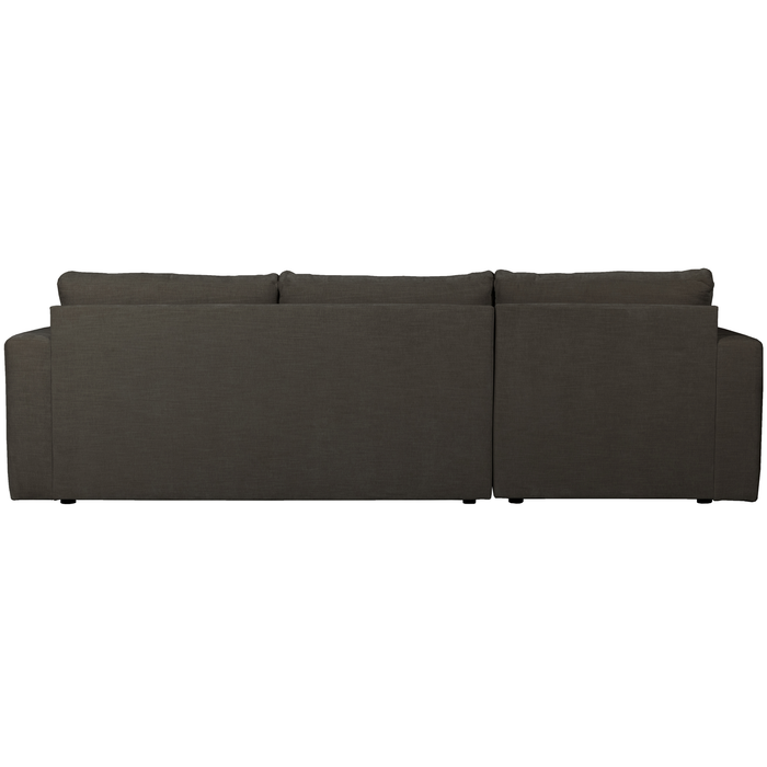 vtwonen Bar Chaise Longue Links - Stof - Antraciet - 87x280x170