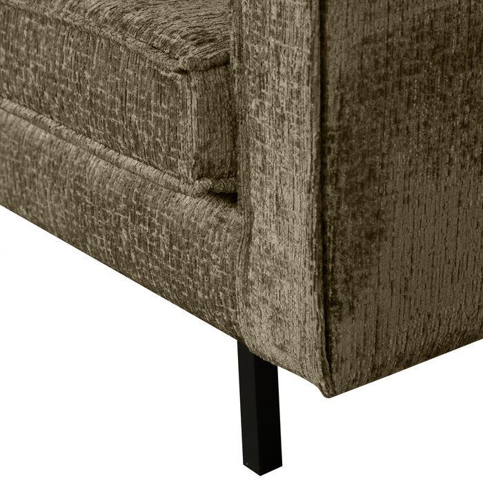 WOOOD Bank 3-Zits Rodeo - Structure Velvet - Bonsai - 85x277x86