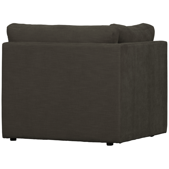 vtwonen Family Hoek Bank Element - Polyester - Antraciet