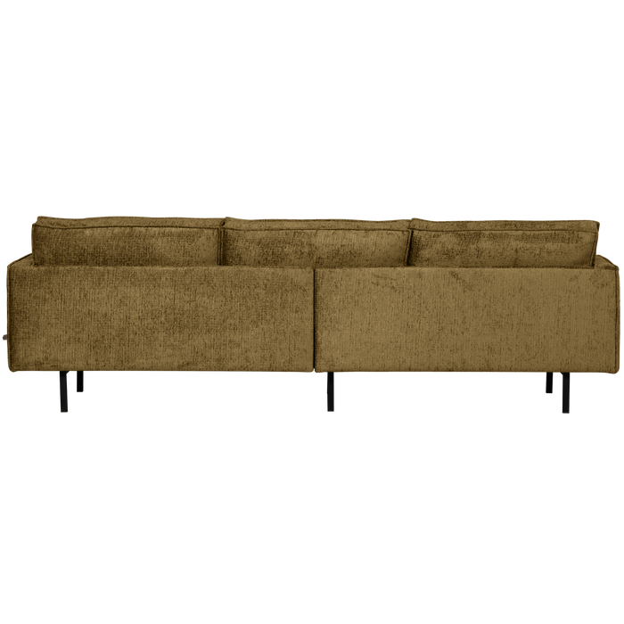 WOOOD Bank 3-Zits Rodeo - Structure Velvet - Brass - 85x277x86