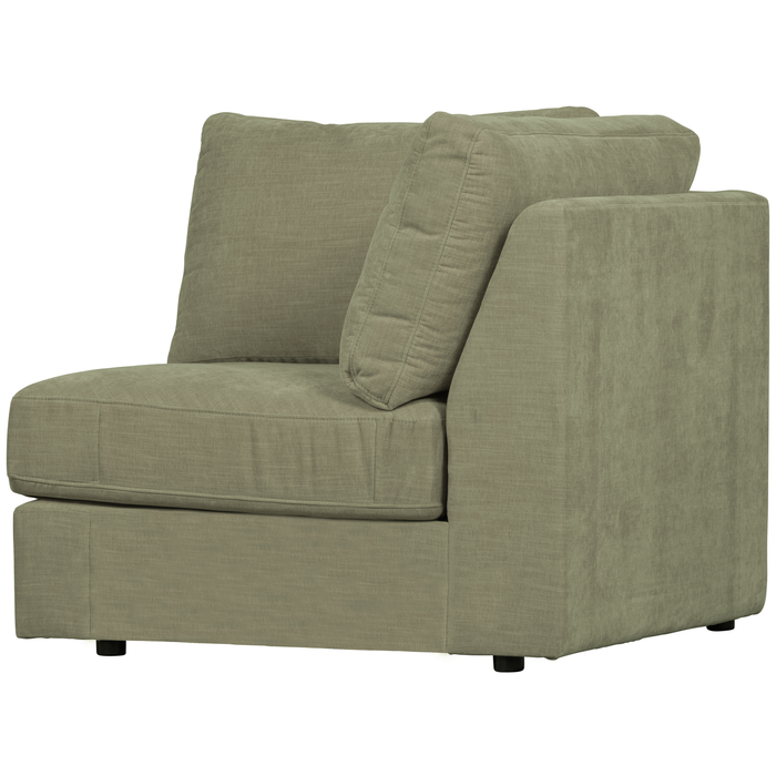 vtwonen Family Hoek Bank Element - Polyester - Groen
