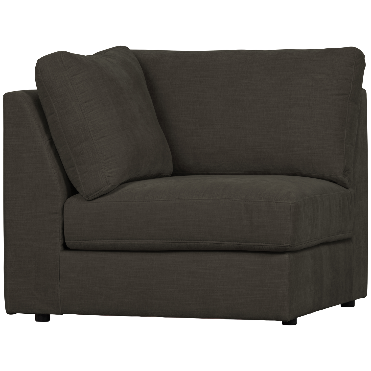 vtwonen Family Hoek Bank Element - Polyester - Antraciet