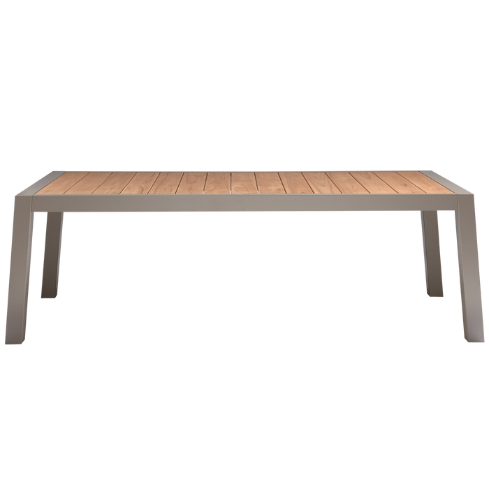 WOOOD Sulphur Tuintafel - Hout|Aluminium - Zand - 75x220x100