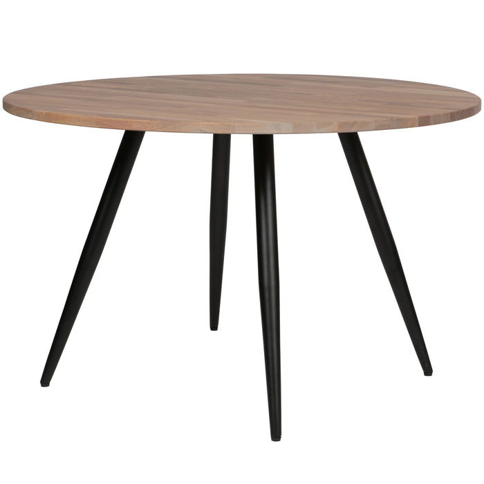 WOOOD Tablo Rond Tafelblad Incl. 2-Standen Poot Conisch - 74,4x120x120