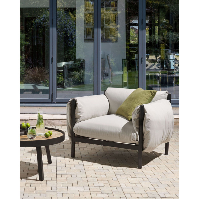 Beliani - ESPERIA - Tuinstoel - Lichtgrijs - Aluminium