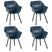 Hartman Sophie Element Tuinstoel - Set van 4 - Steel Blue