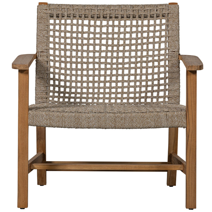 WOOOD Copper Tuin Fauteuils - Teak - Naturel - 79x76x85 - Set van 2