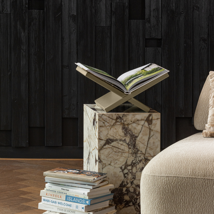 WOOOD Jet Boekenstandaard - Grenen - Mud - 19x40x26