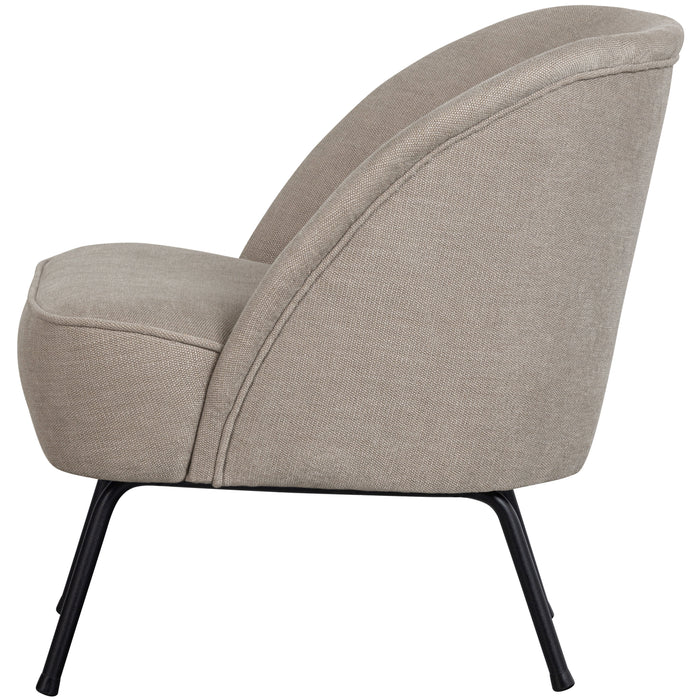 WOOOD Vogue Fauteuil - Geweven stof - Zand - 69x57x70