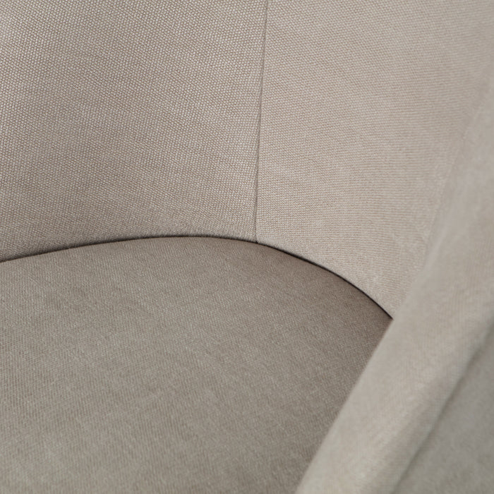 WOOOD Vogue Fauteuil - Geweven stof - Zand - 69x57x70