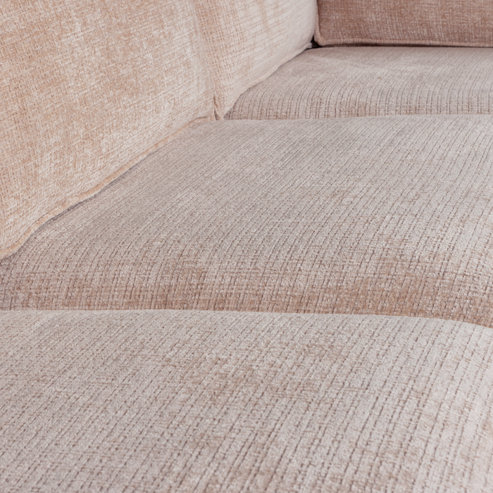 WOOOD Hoekbank Rechts Hajo - Chenille - Sand - 84x283x197