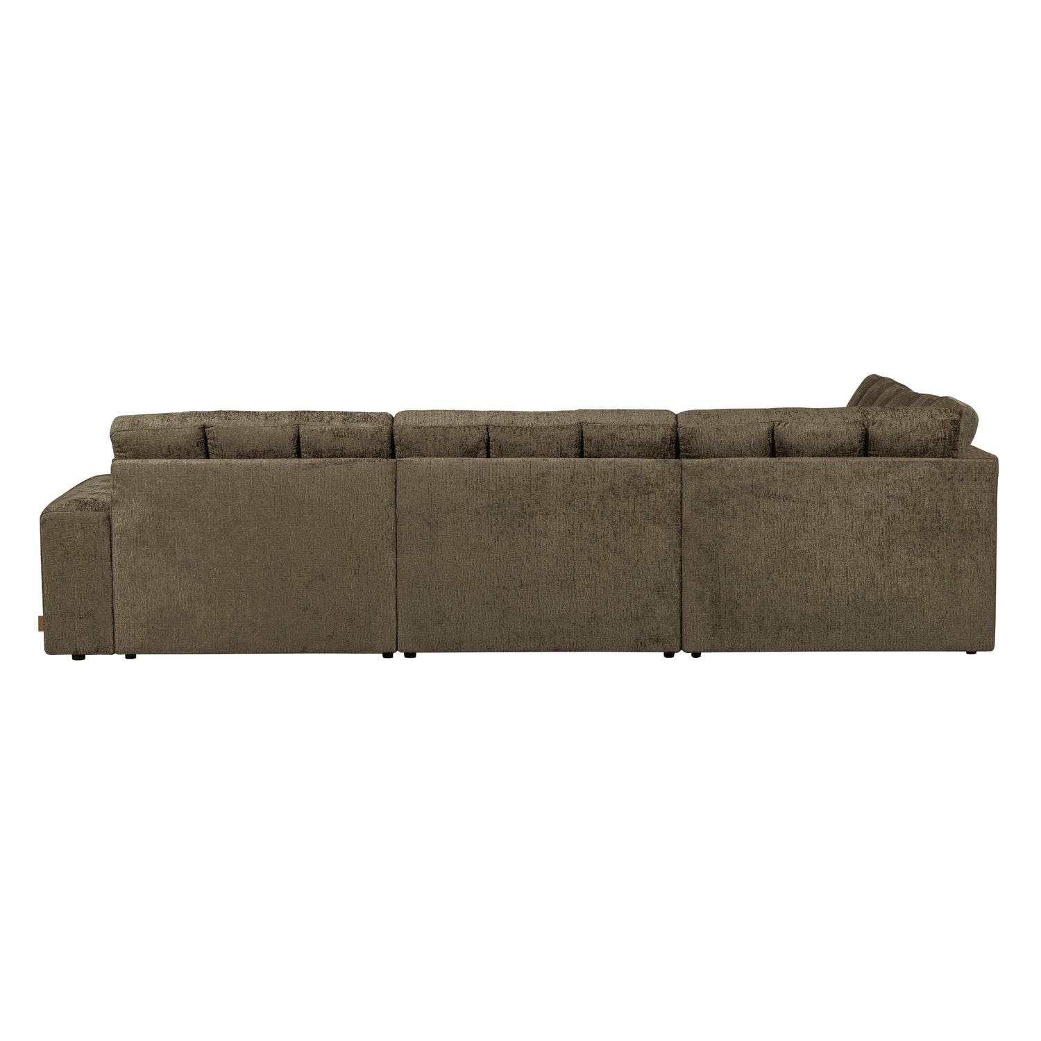 WOOOD Second Date Hoekbank Links - Structure Velvet - Bonsai