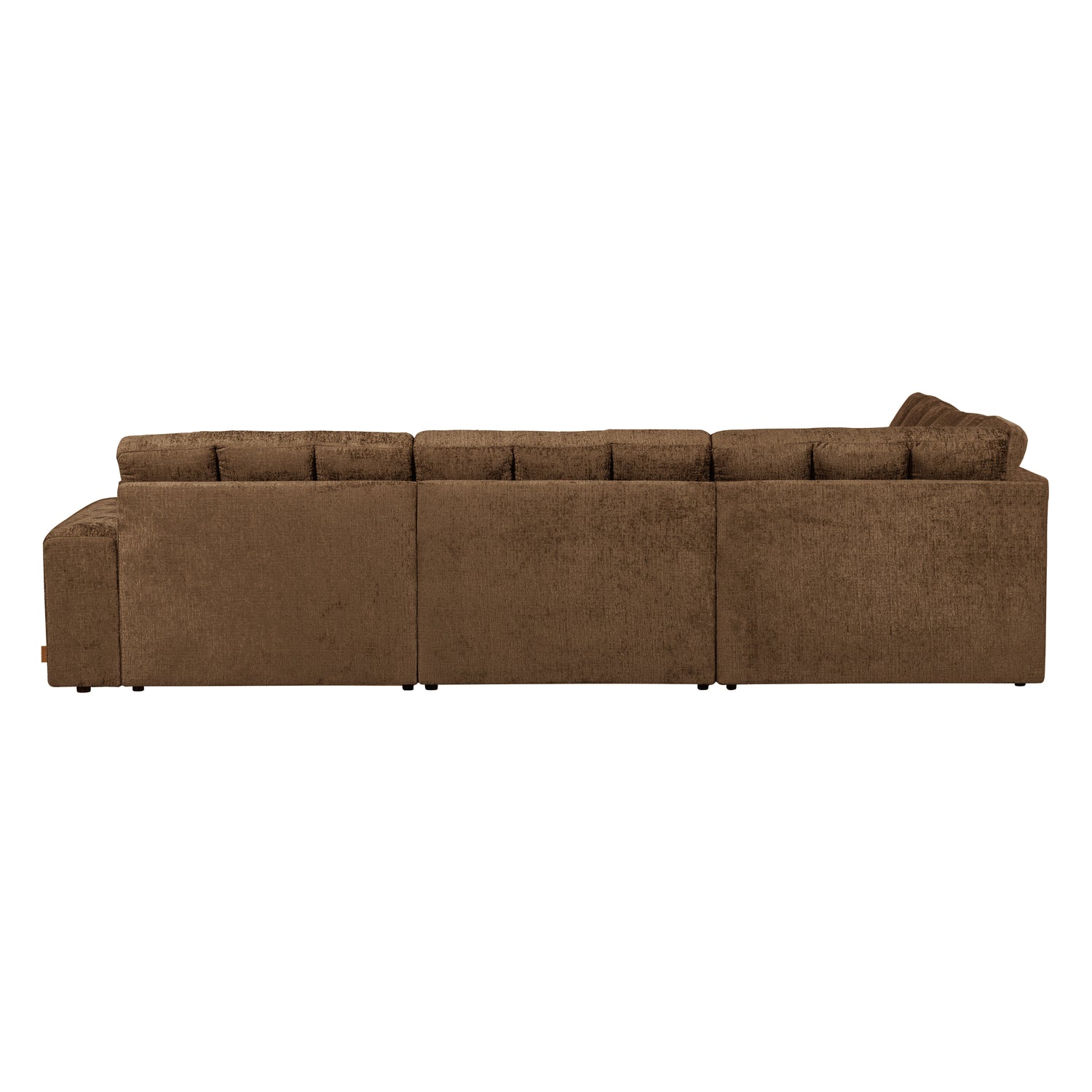 WOOOD Second Date Hoekbank Links - Structure Velvet - Brass