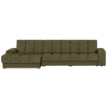 WOOOD Second Date Chaise Longue Links - Vintage - Groen