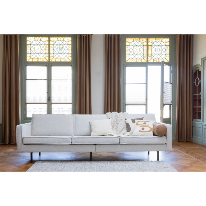 WOOOD Rodeo 3-Zits Bank - Velvet - Naturel - 85x277x86