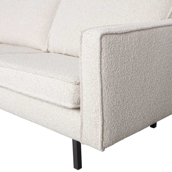 WOOOD Rodeo 3-Zits Bank - Velvet - Naturel - 85x277x86