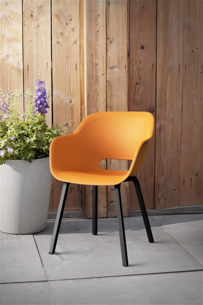 Keter Noa Tuinstoel - 2 stuks - 55x56.5x80cm - metalen onderstel