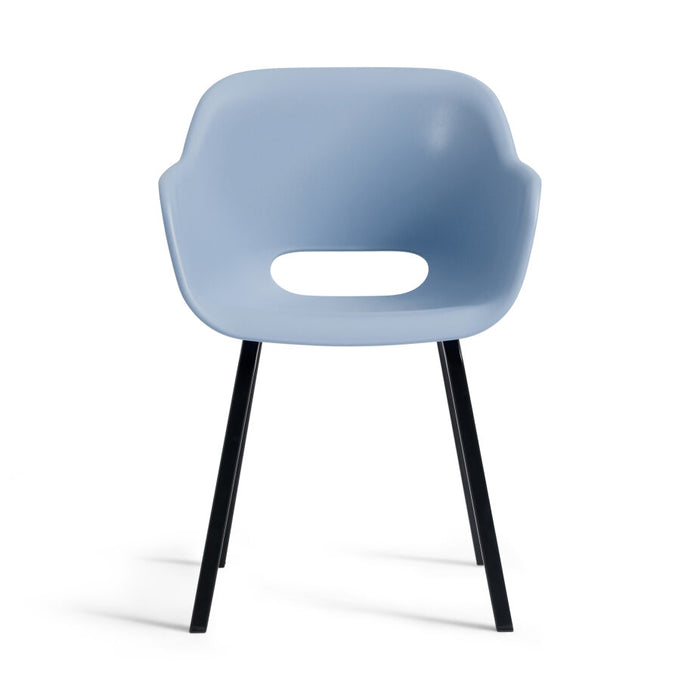 Keter Noa Tuinstoel - 2 stuks - 55x56,5x80cm - metalen frame - Blauw