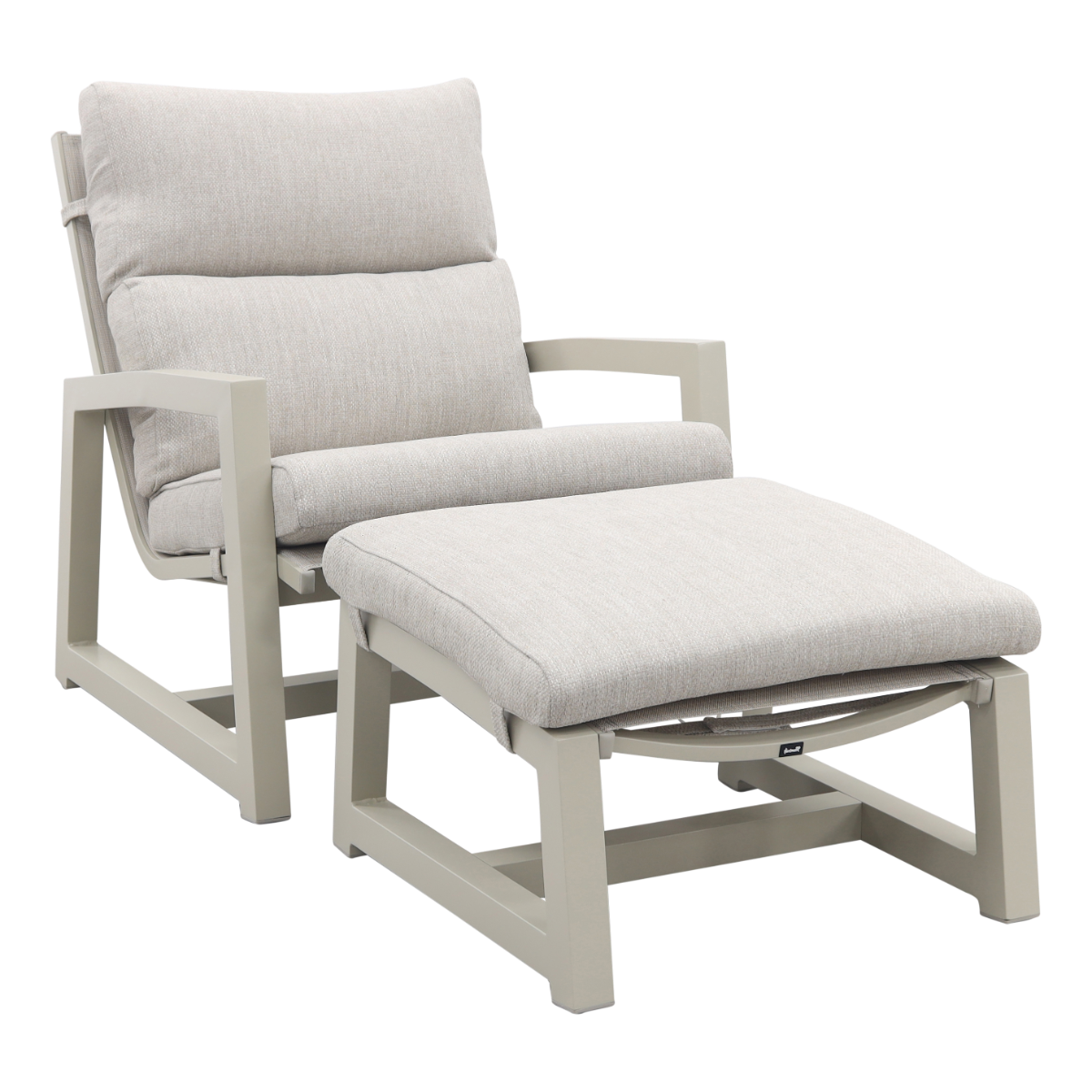 Hartman Gio loungestoel + voetenbank - Zand