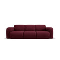 Windsor & Co Lola 3-zitsbank - Chenille - Bordeauxrood