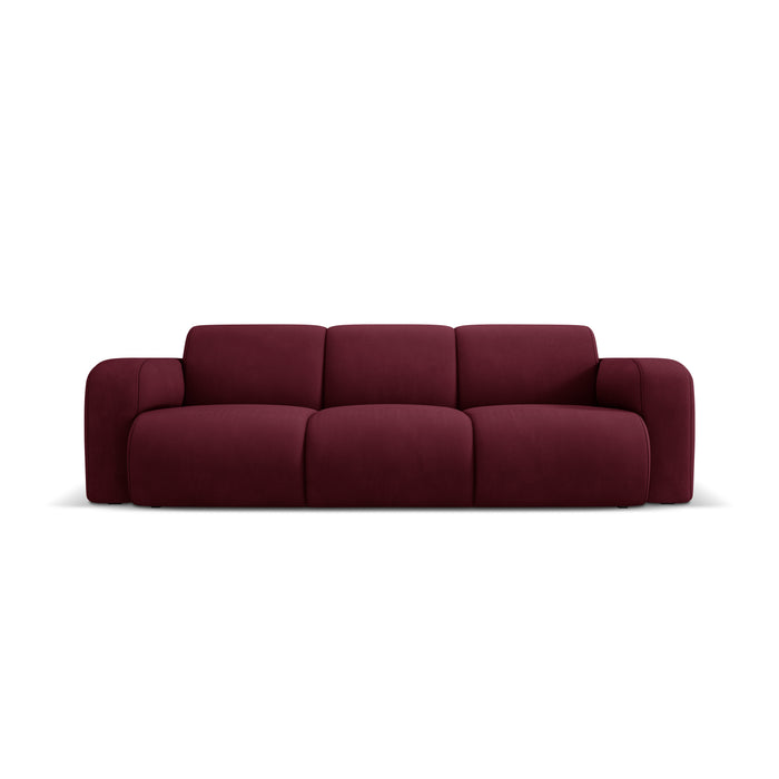 Windsor & Co Lola 3-zitsbank - Chenille - Bordeauxrood