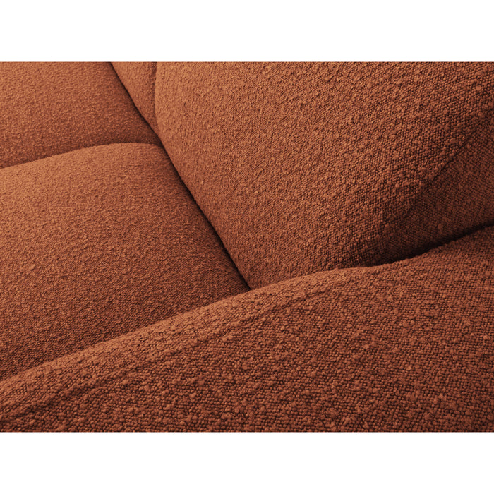 Windsor & Co Lola Hoekbank met Chaise Longue Rechts - Bouclé - Bruin