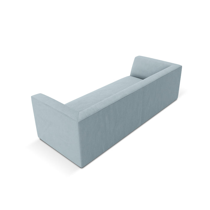 Windsor & Co Sao 3-zitsbank - Ribstof - Lichtblauw